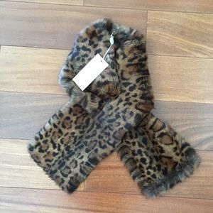 NWT Michael Kors Fur Scarf